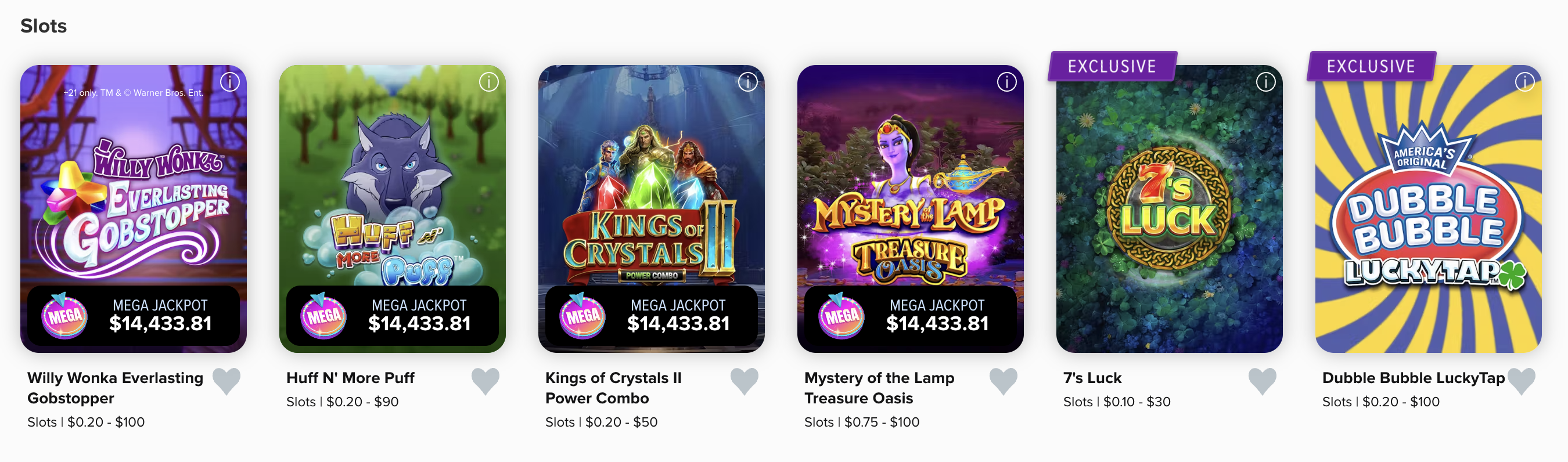 FanDuel Casino slots